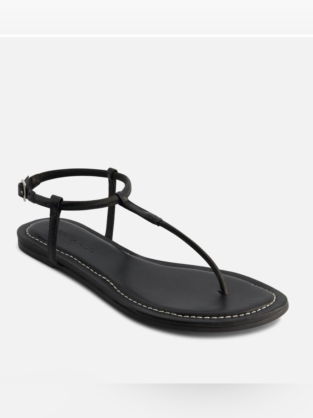 Bernardo Black Hercu Thong Sandal